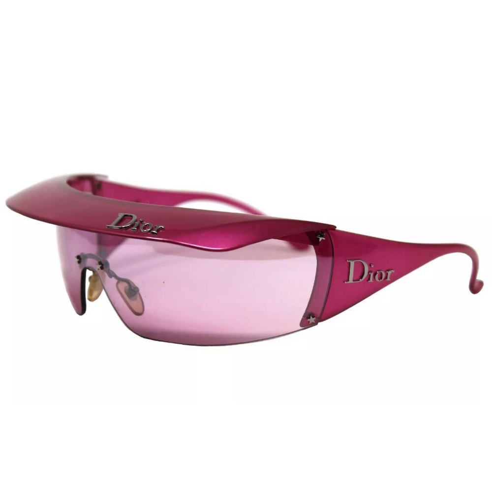 DIOR by GALLIANO Pink GOLF Sunglasses with Visor
